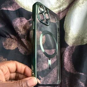Transparent Green Phone Case